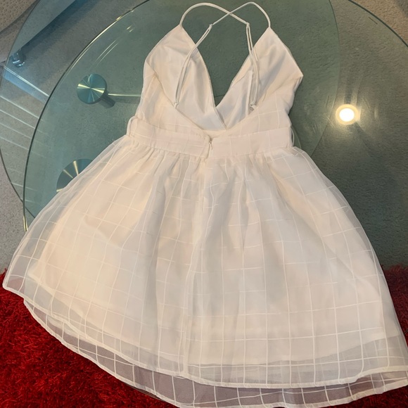 White Mini Dress - Picture 2 of 3
